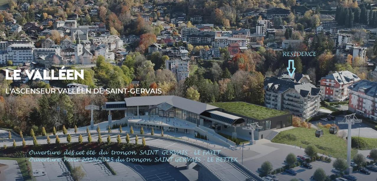 Appartement T2+Cabine Independante Au Depart Des Telecabines Saint-Gervais/Bettex/Mont D'Arbois 외부 사진